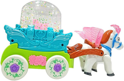 LED Bubble Carriage With Horse - Zambeel