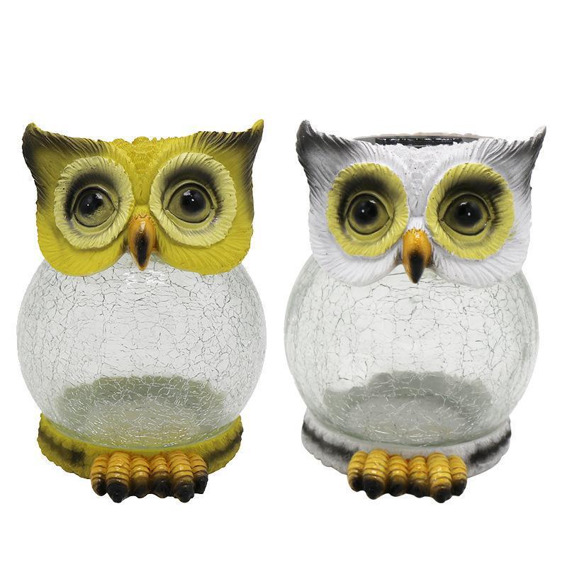 LED Owl Shaped Solar Light Outdoor Porch - Zambeel