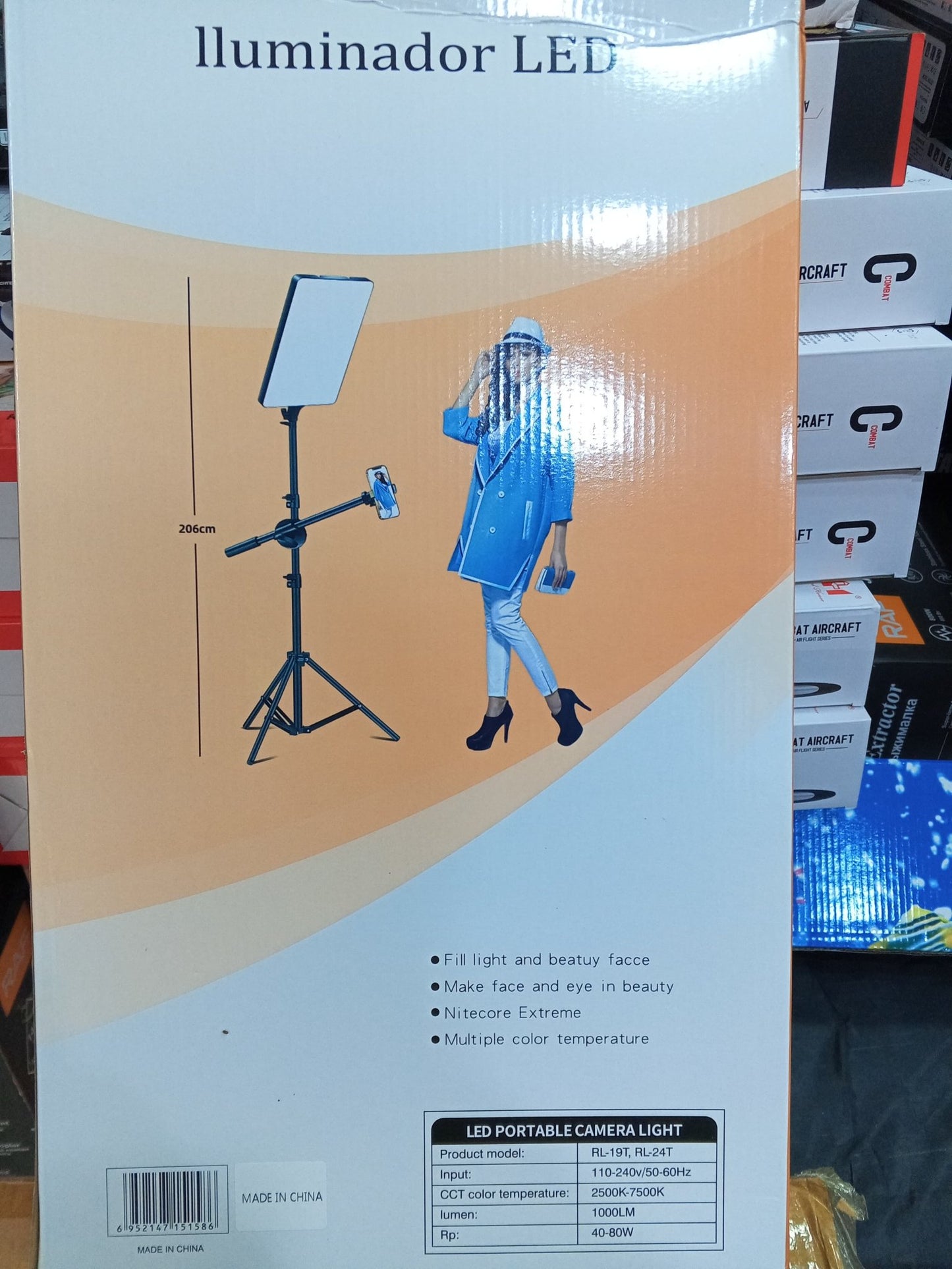 LED Panel Light Kit with Tripod Stand - Zambeel
