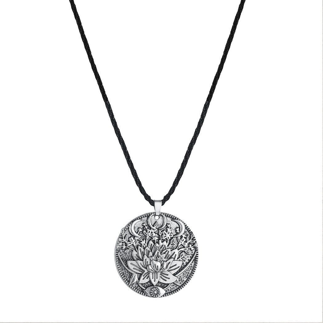 Lotus Pendant Necklace For Men - Zambeel