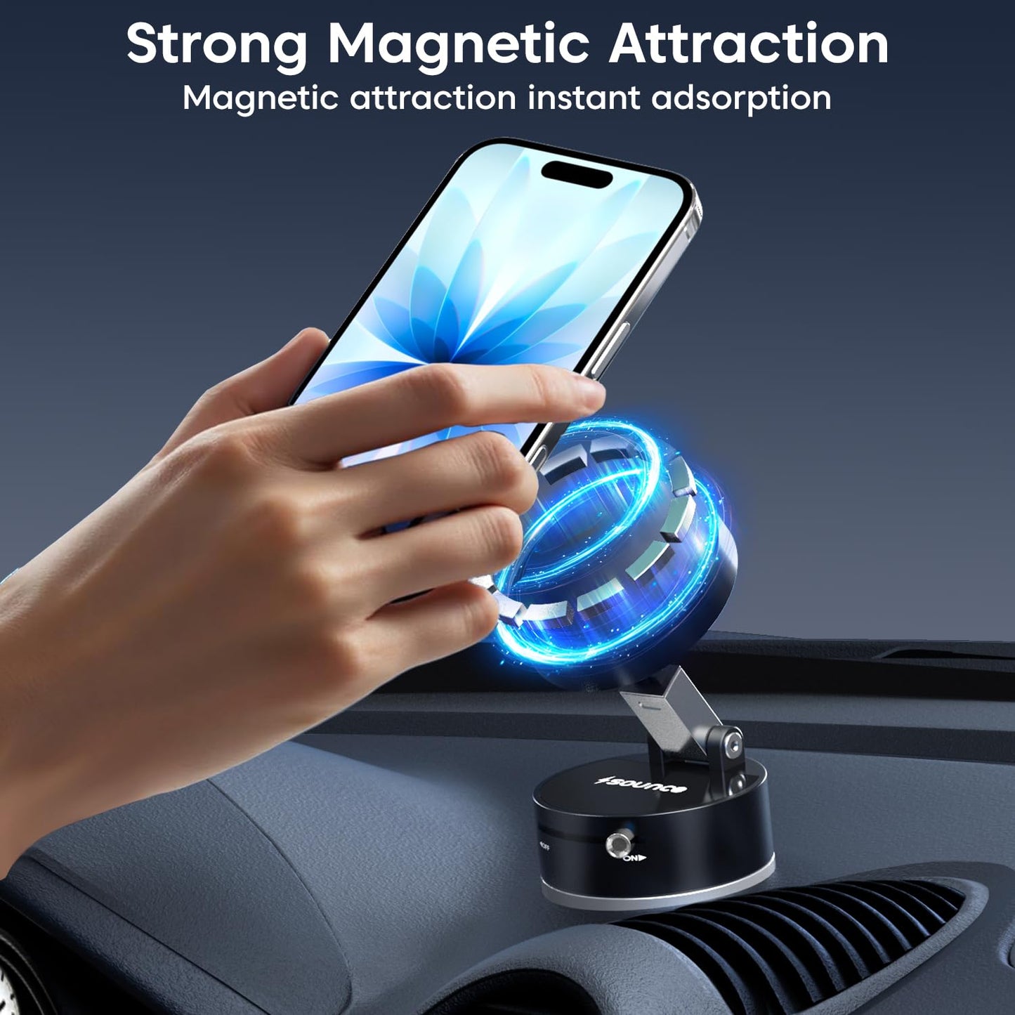 Magnetic Suction Cup Phone Stand - Zambeel