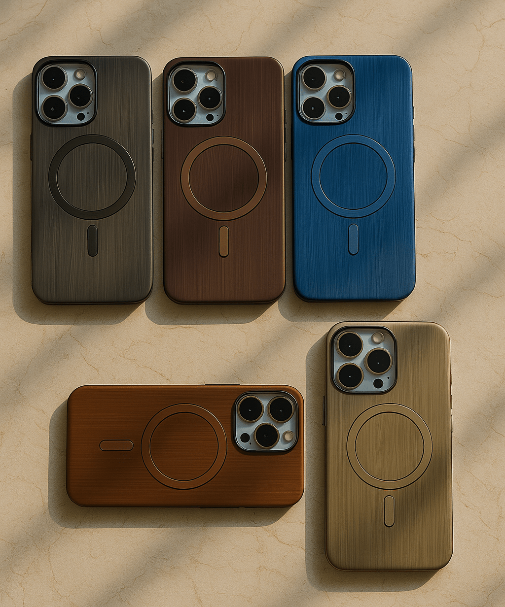 MagSafe - Compatible Wood Texture Phone Case - Zambeel