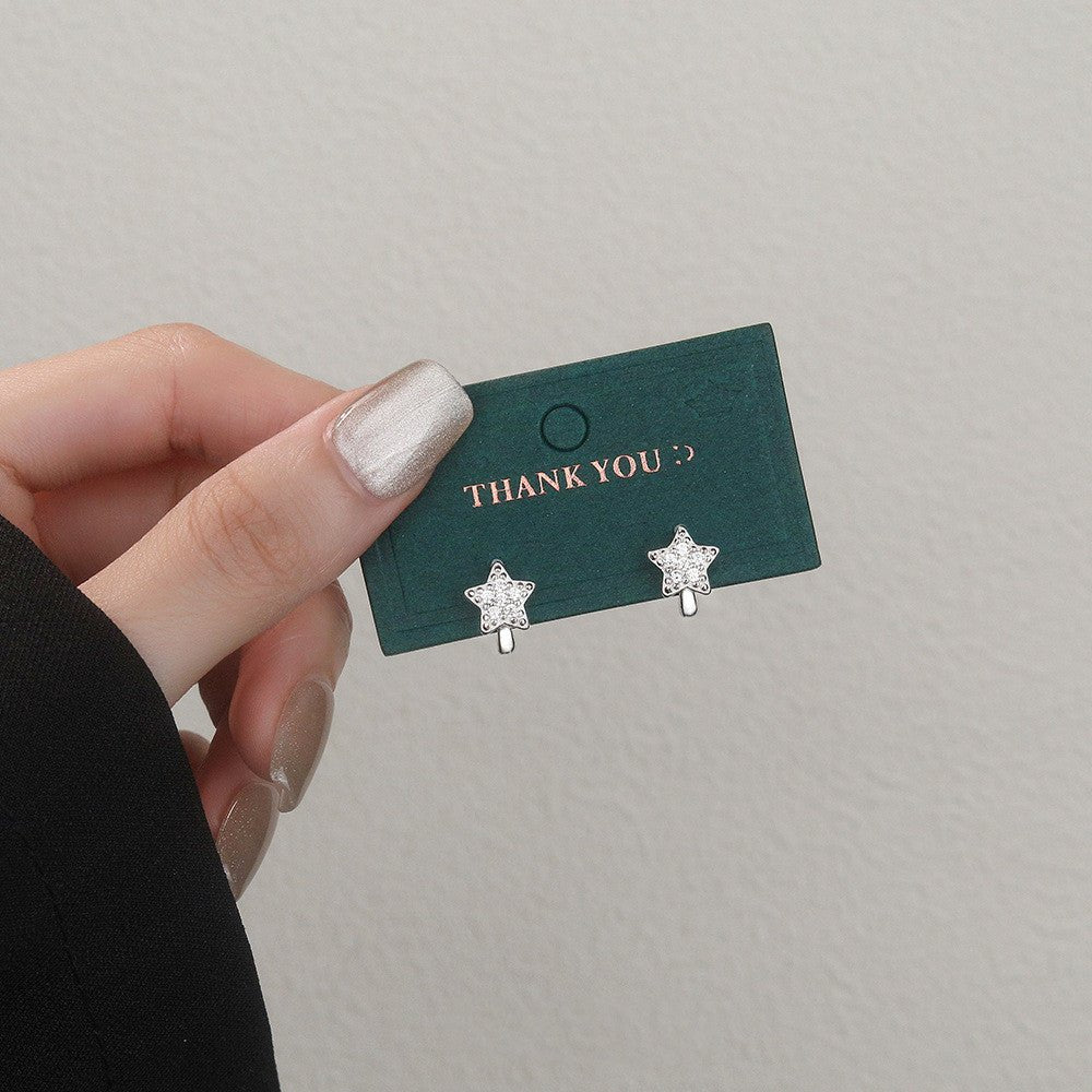 Micro Inlaid Zircon XINGX Earrings For Women - Zambeel