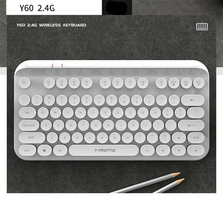 Mini 2.4G Punk Wireless Keyboard - Zambeel