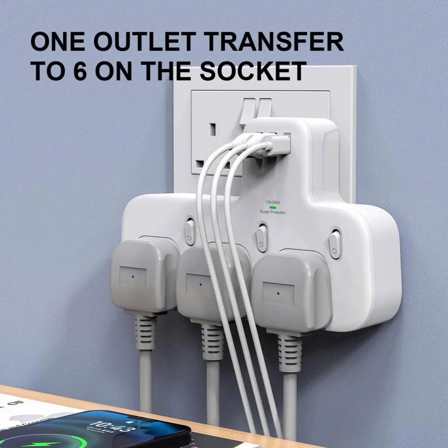 Moogmax - Power Multi Plug Extension (Original) - Zambeel