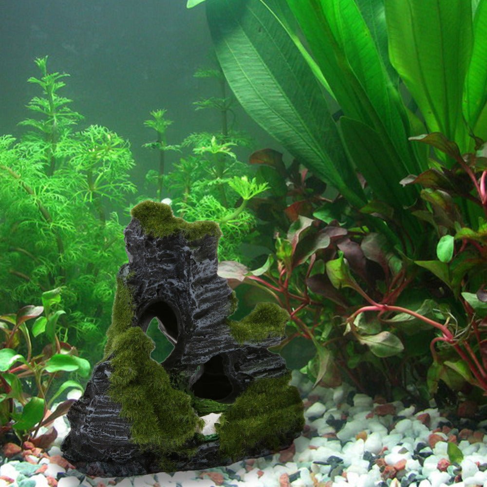 Mountain View Aquarium Cave Cave Fish Tank Ornaments - Zambeel