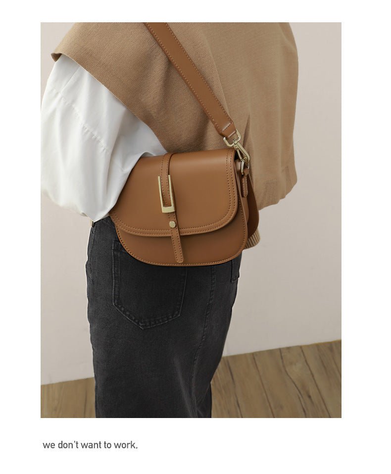 New Spring And Summer Fashion Messenger Bag Genuine Leather - Zambeel