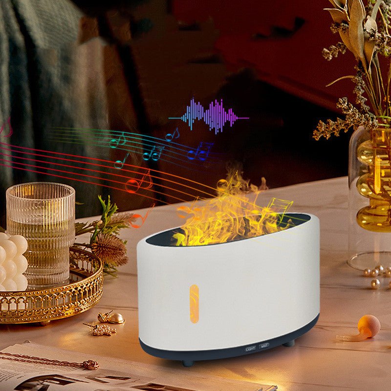 Outdoor Camping Bluetooth Music Flame Humidifier - Zambeel