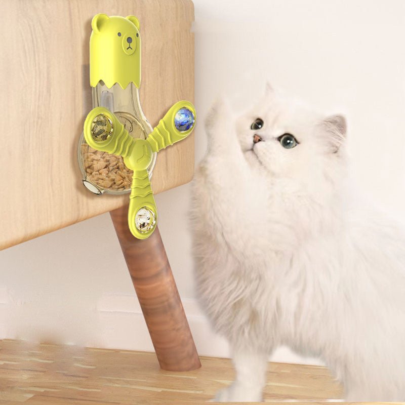 Pet Cat Toy Light - emitting Sound Rotating Multi - function Leaker - Zambeel
