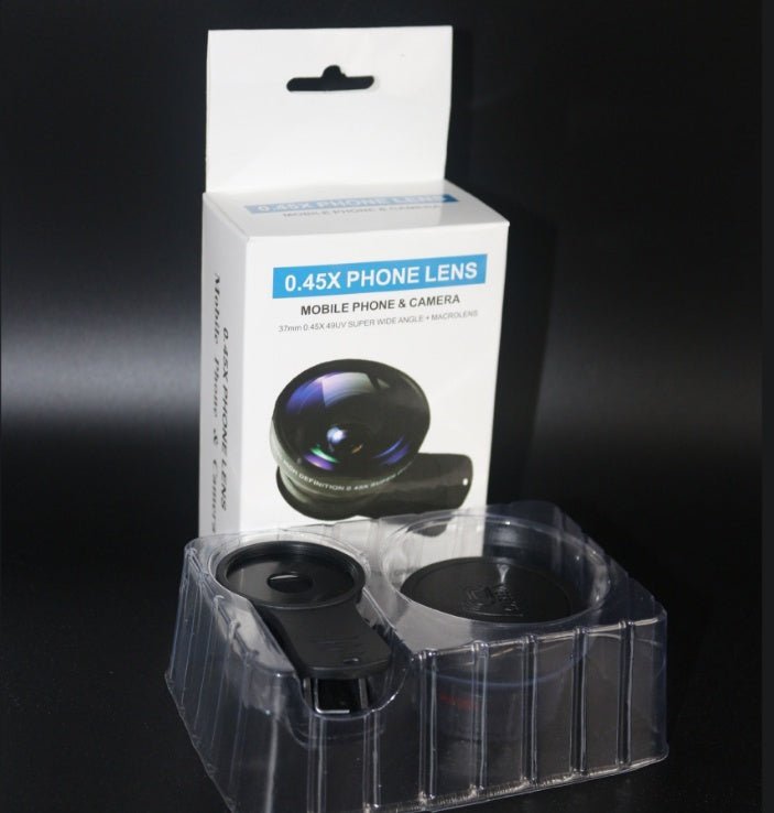 Phone Lens kit 0.45x Super Wide Angle & 12.5x Super Macro Lens HD Camera Lentes - Zambeel