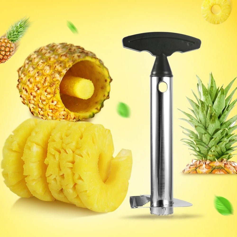 Pineapple Peeler Stainless Steel Pulp Separator Corer Core Puller Fruit Tools - Zambeel