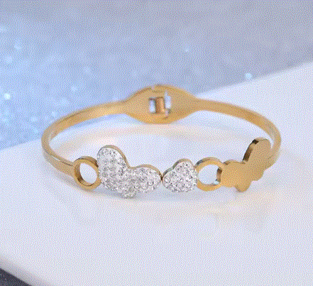 سوار الفراشة المصنوع من الفولاذ المقاوم للصدأ