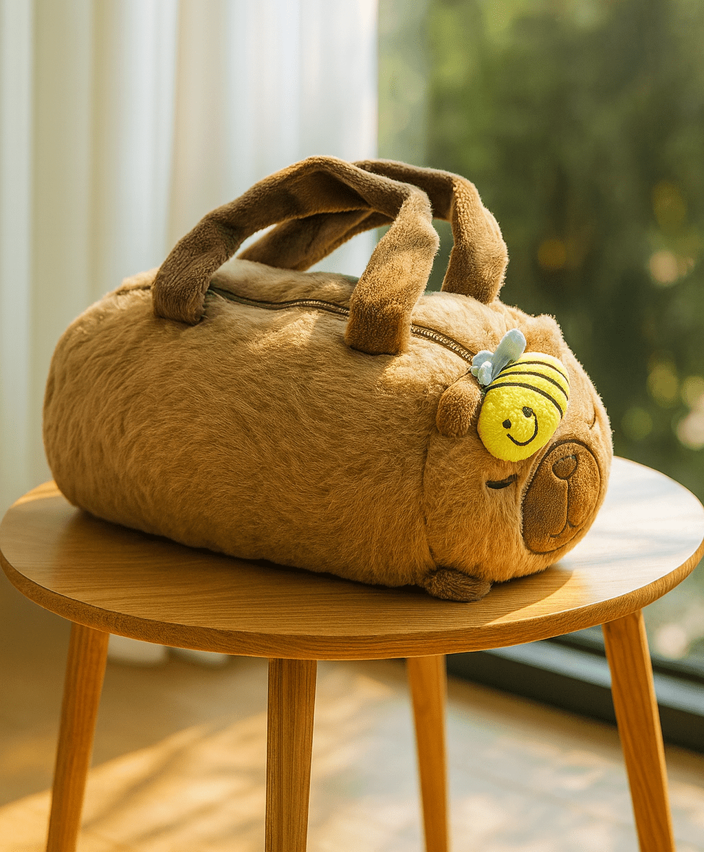 Plush Animal Handbag with Cute Design - Zambeel