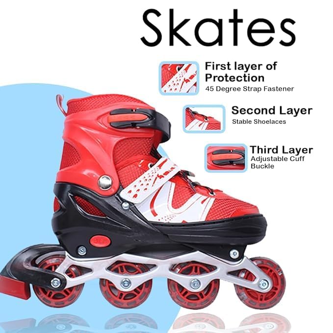 Power Super Adjustable Inline Skates © - Zambeel