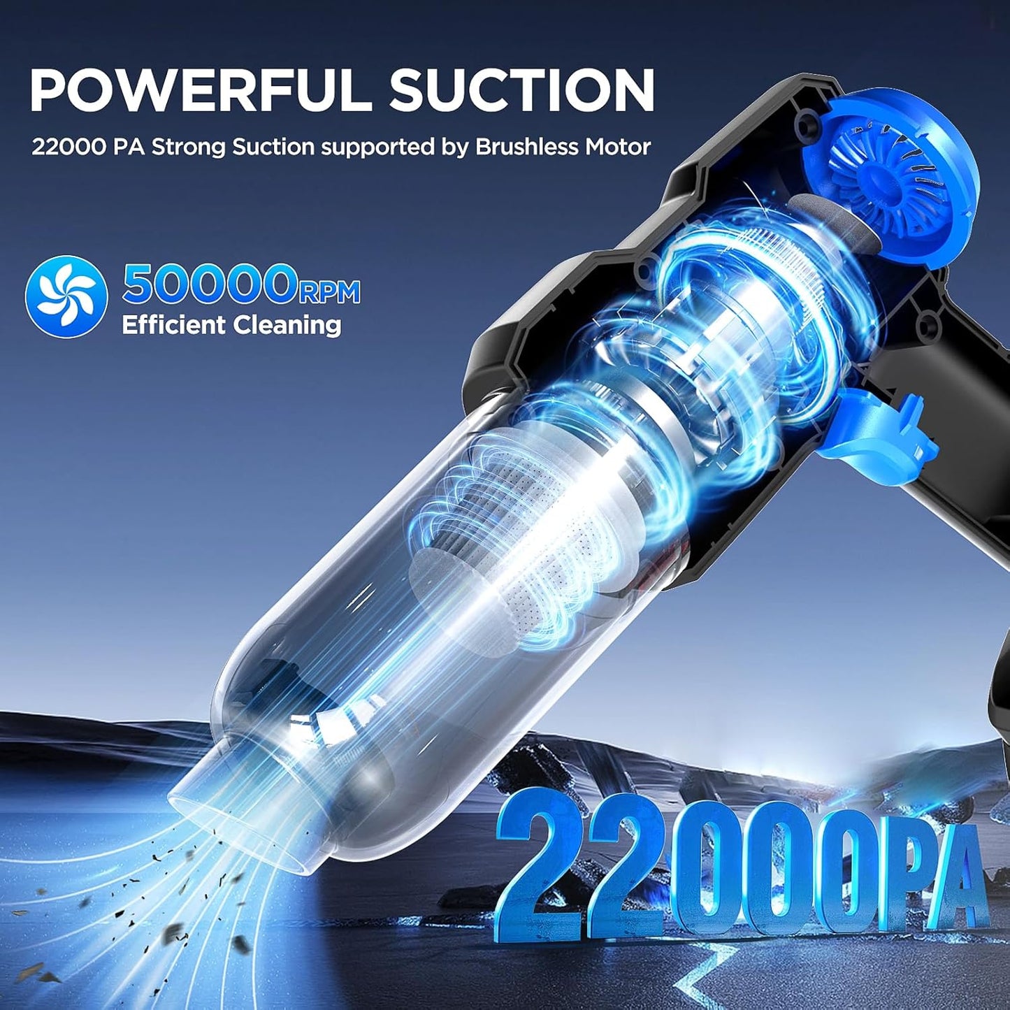 Powerful Handheld Vacuum Cleaner - Zambeel