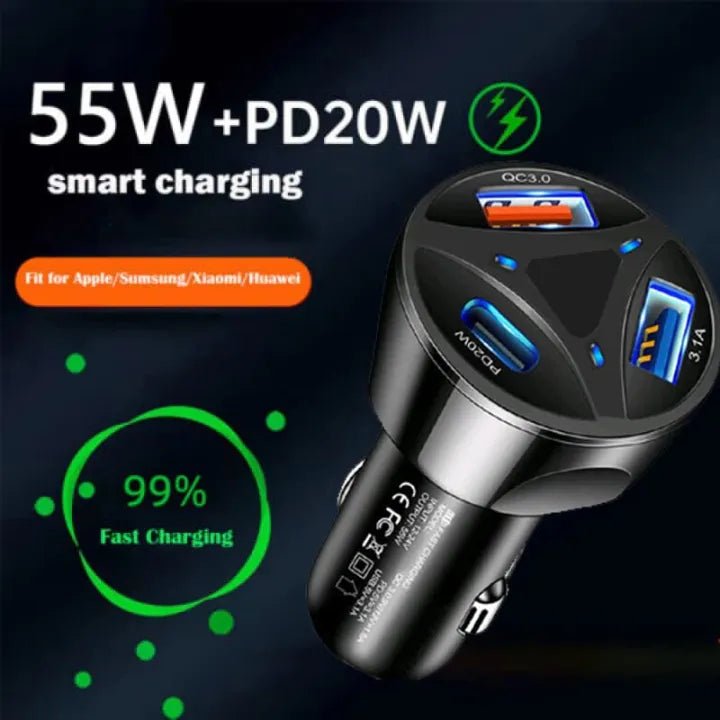 Powermax - Fast Car Charger - Zambeel
