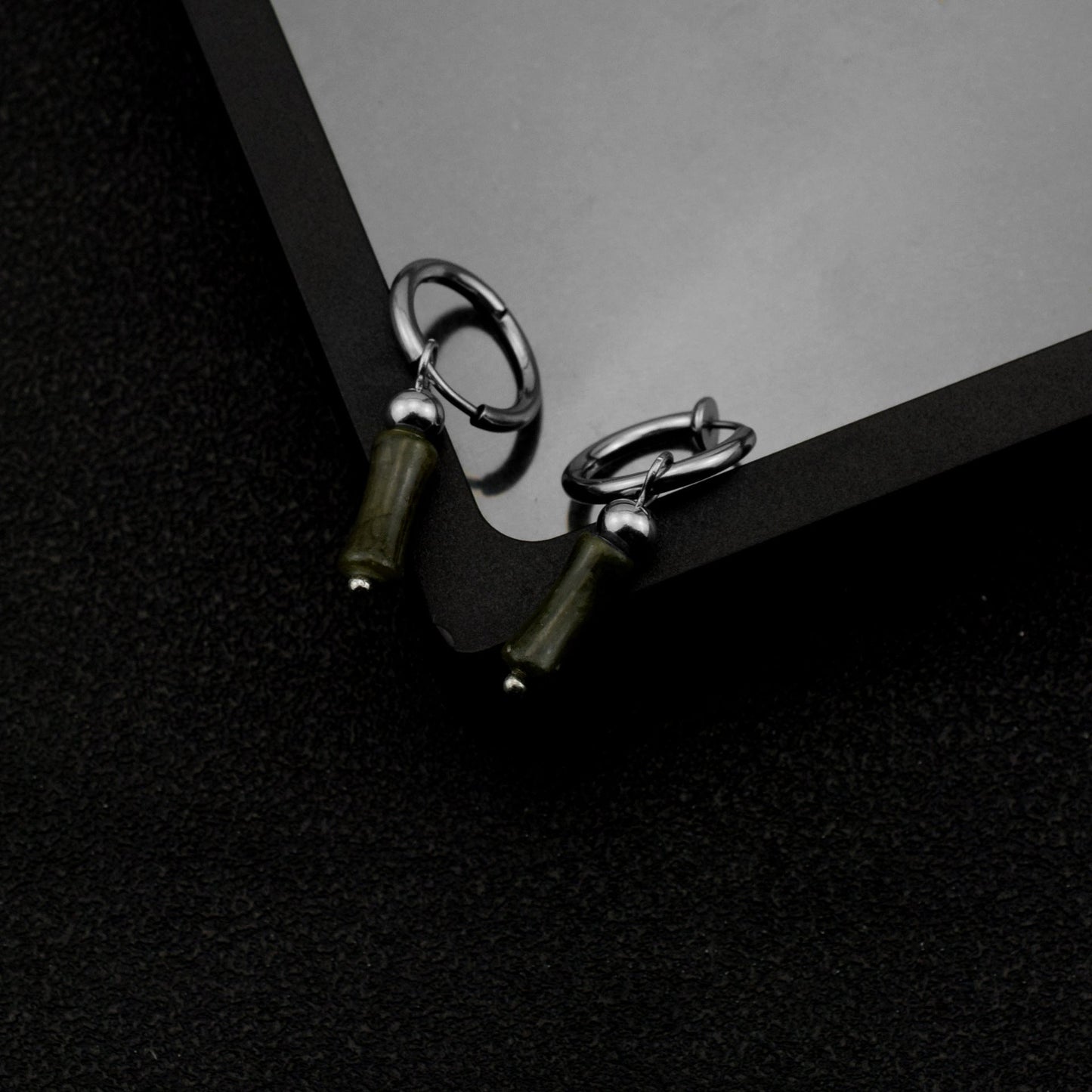 Retro Long Bamboo Pearl Earrings - Zambeel