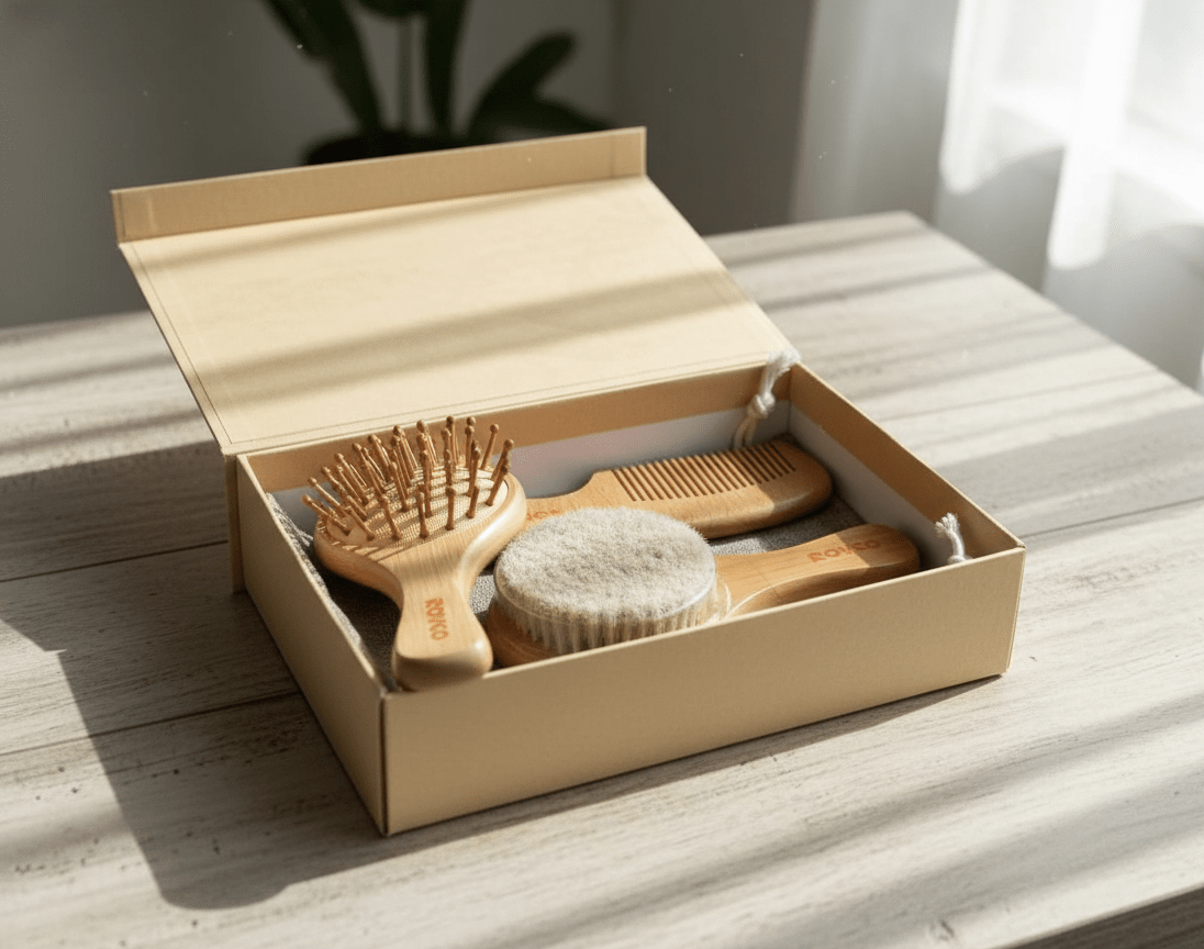 Rovco - Baby Comb & Brush Set - Zambeel