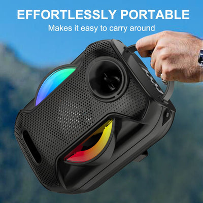 Sing - E - Portable Bluetooth Speaker WIth RGB Lights - Zambeel