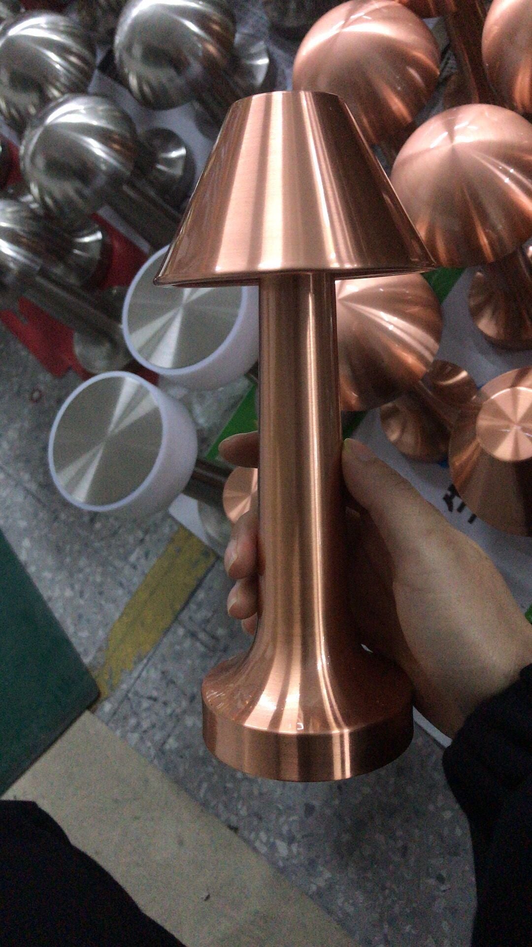 Small Night Light Western Restaurant Coffee Touch Table Lamp - Zambeel