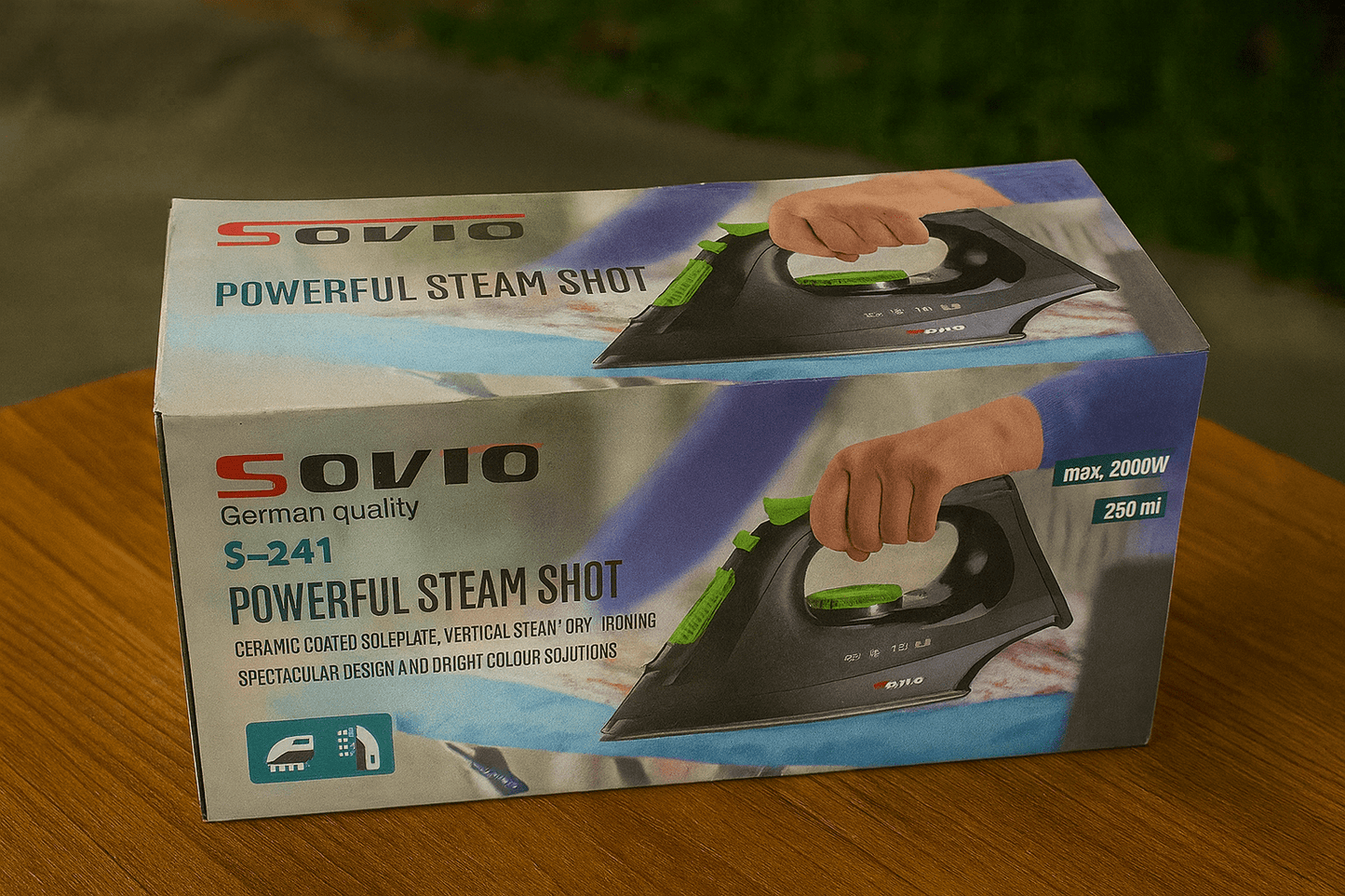 Sovio - Powerful Steam Shot Iron - Zambeel