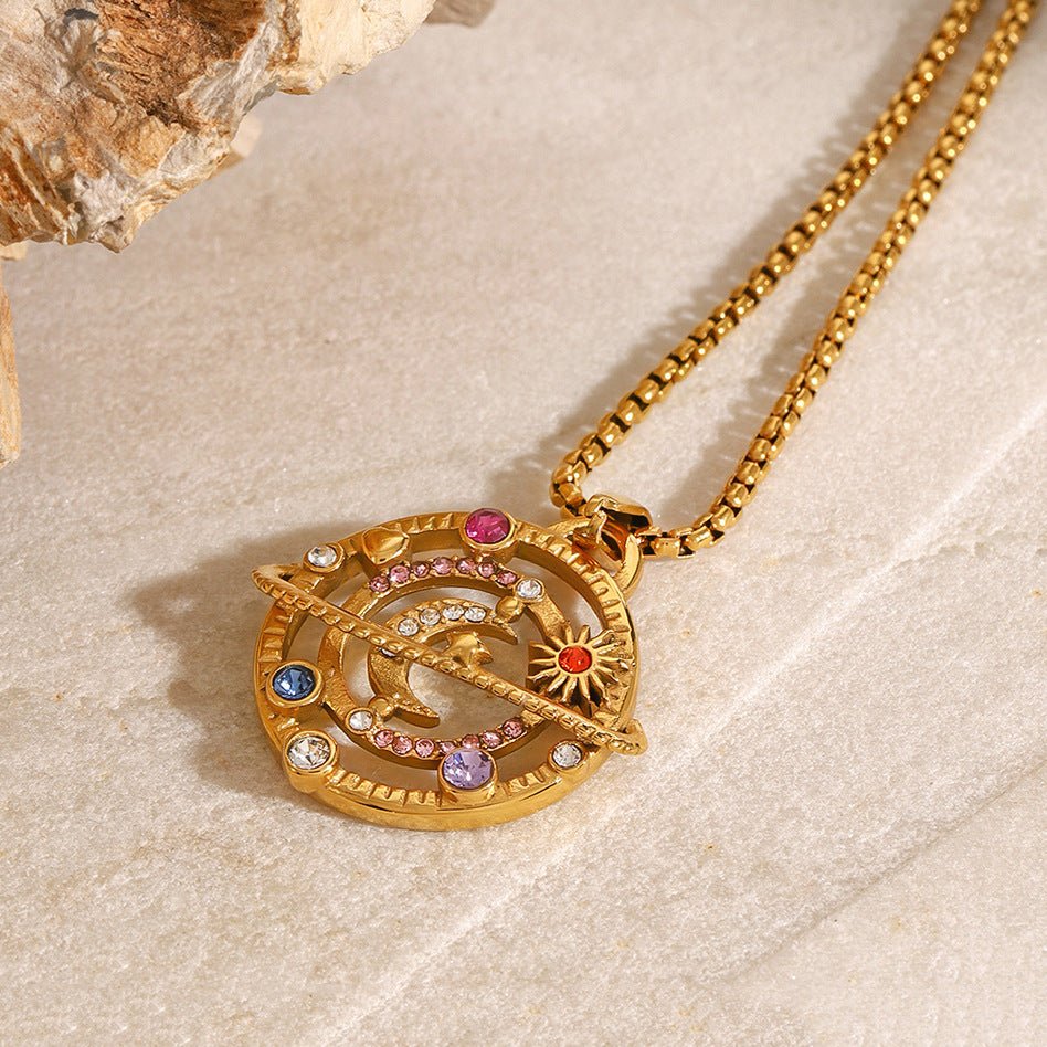 Stainless Steel XINGX Pendant Necklace - Zambeel