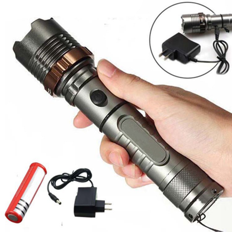 T6 Aluminum Alloy Rotating Focusing Flashlight - Zambeel