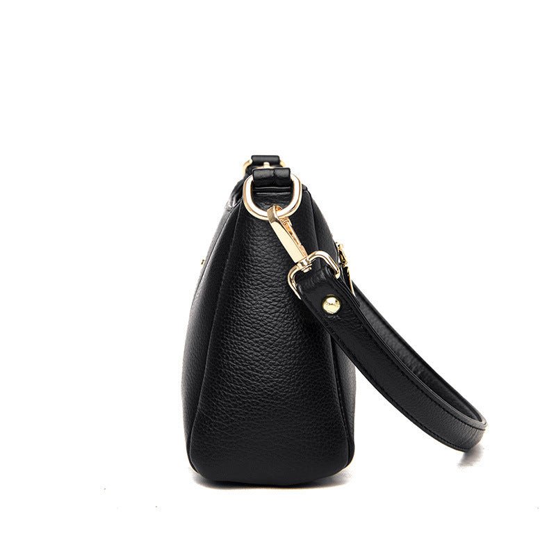 Texture Soft Leather Crossbody Bag Fashion Lady - Zambeel