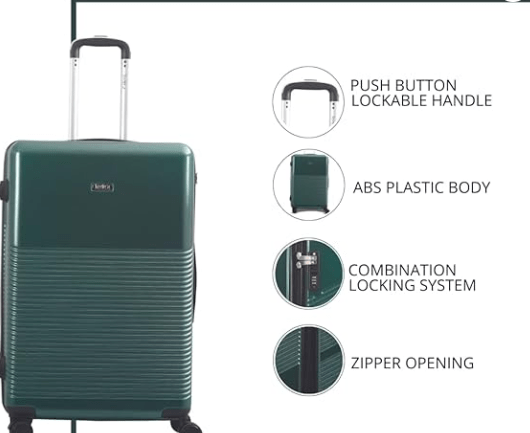 Traveler Elegant Design Suitcase (3 pc) © - Zambeel