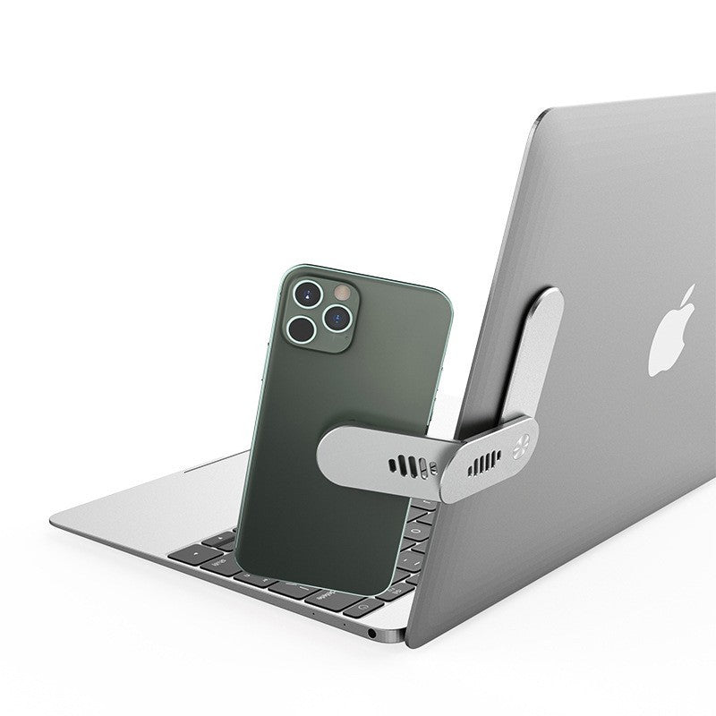 Two - in - one Aluminum Alloy Expansion Bracket Cooling Folding Portable - Zambeel