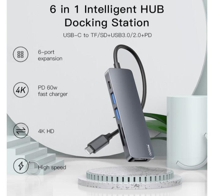 Type - C HUB Splitter Adapter - Zambeel