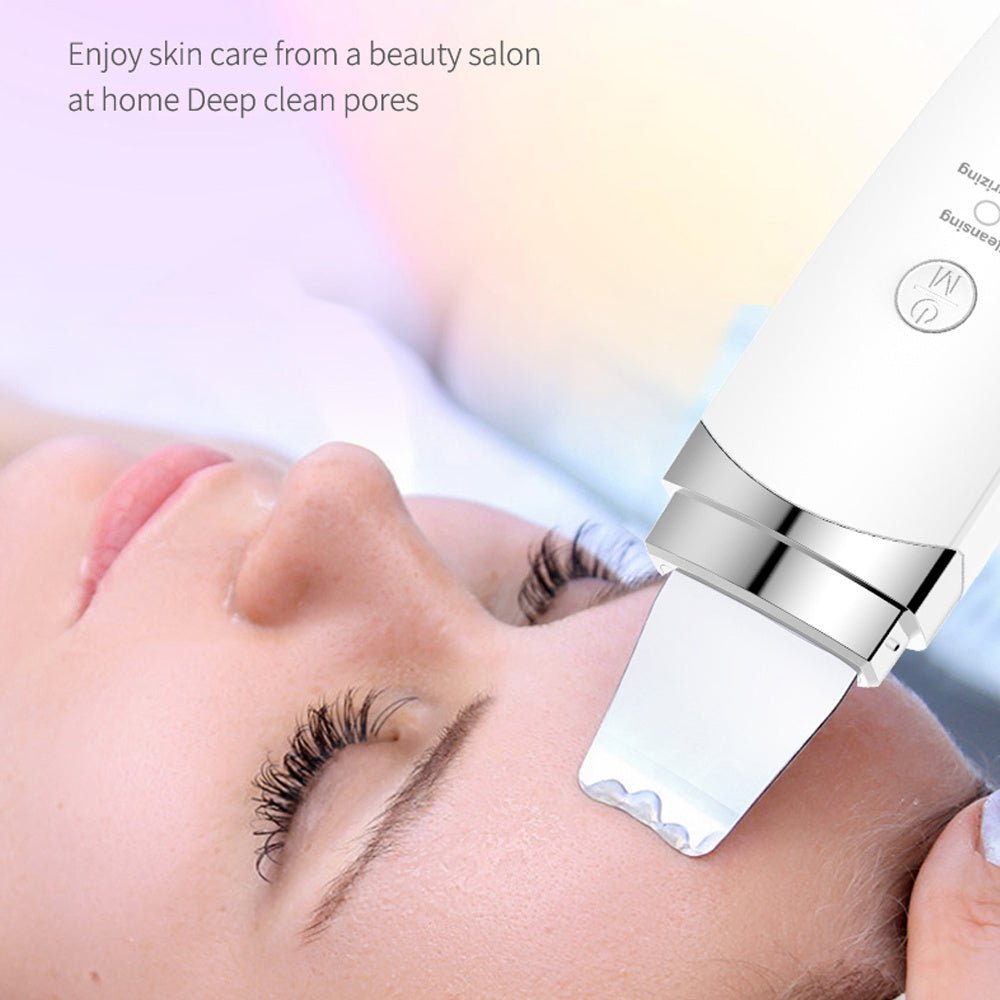Ultrasonic Peeling Electromechanical Beauty Instrument Facial Cleanser Cleaner - Zambeel