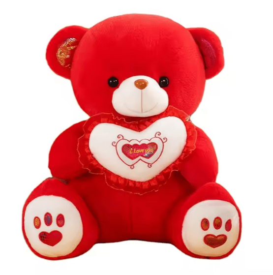 Valentine's Day Stuffed Bear - Zambeel