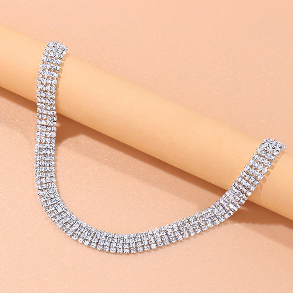 Versatile Personality Fashion Sexy Multi - row Necklace - Zambeel