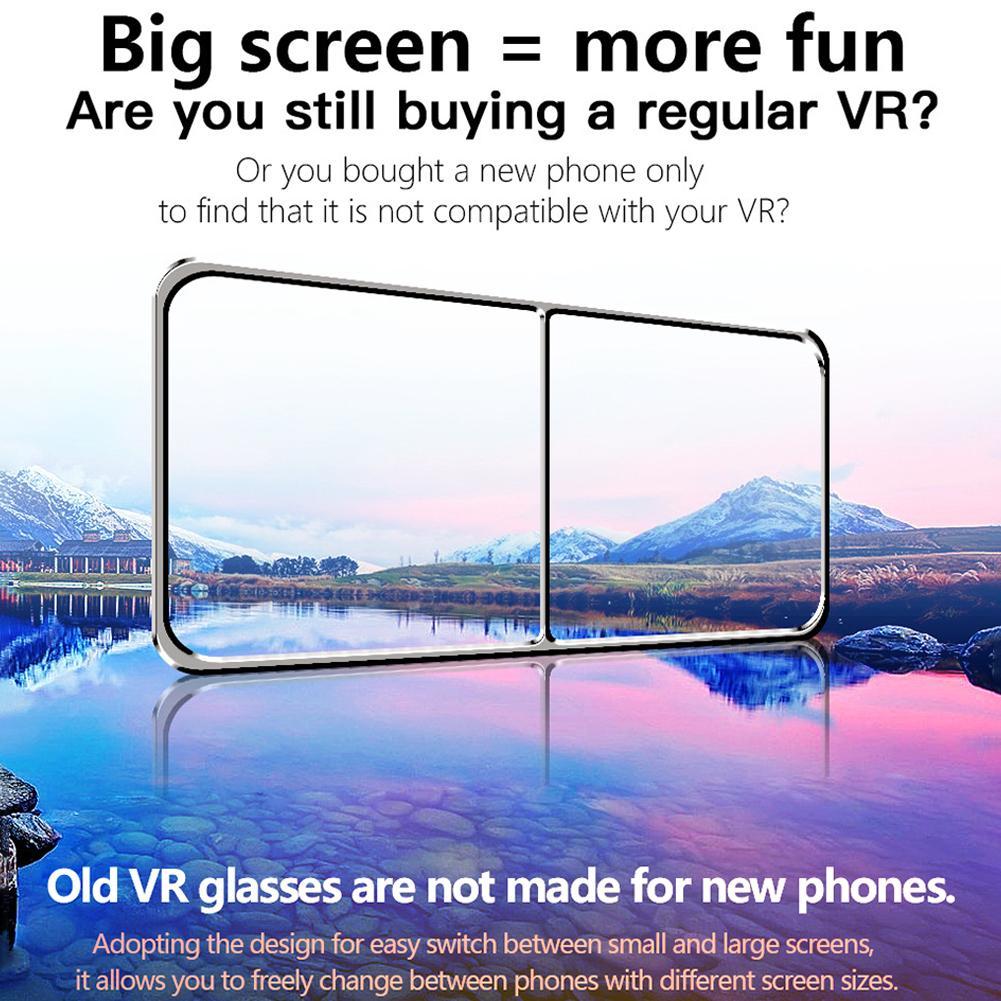 VR Helmet 3D Glasses Virtual Reality Support 0 - 800 Myopia For Smartphone Smart Phone Headset - Zambeel