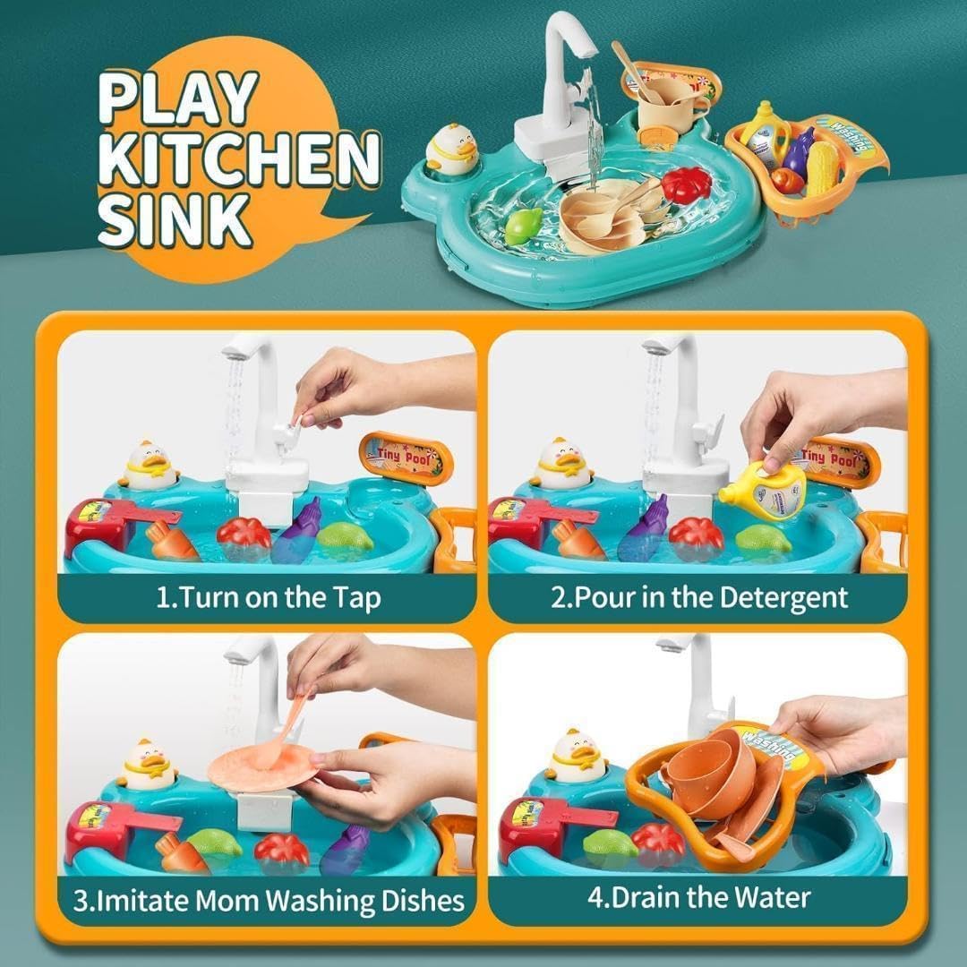 Water Play Toy Kitchen Set - Zambeel