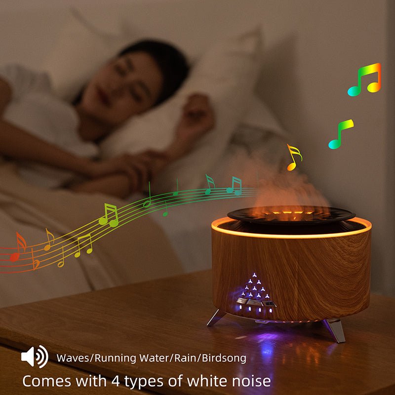 Wholesale New Arrival Remote Control Volcano Humidifier Diffuser Wholesale Fire Flame Diffuser With Lights - Zambeel