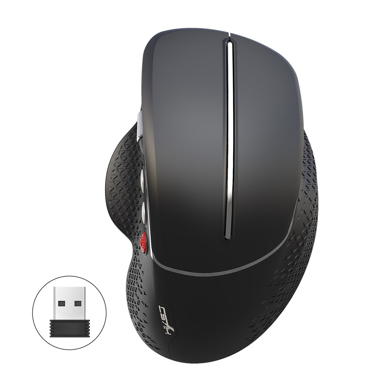Wireless Vertical Mouse Side Roller Ergonomics - Zambeel