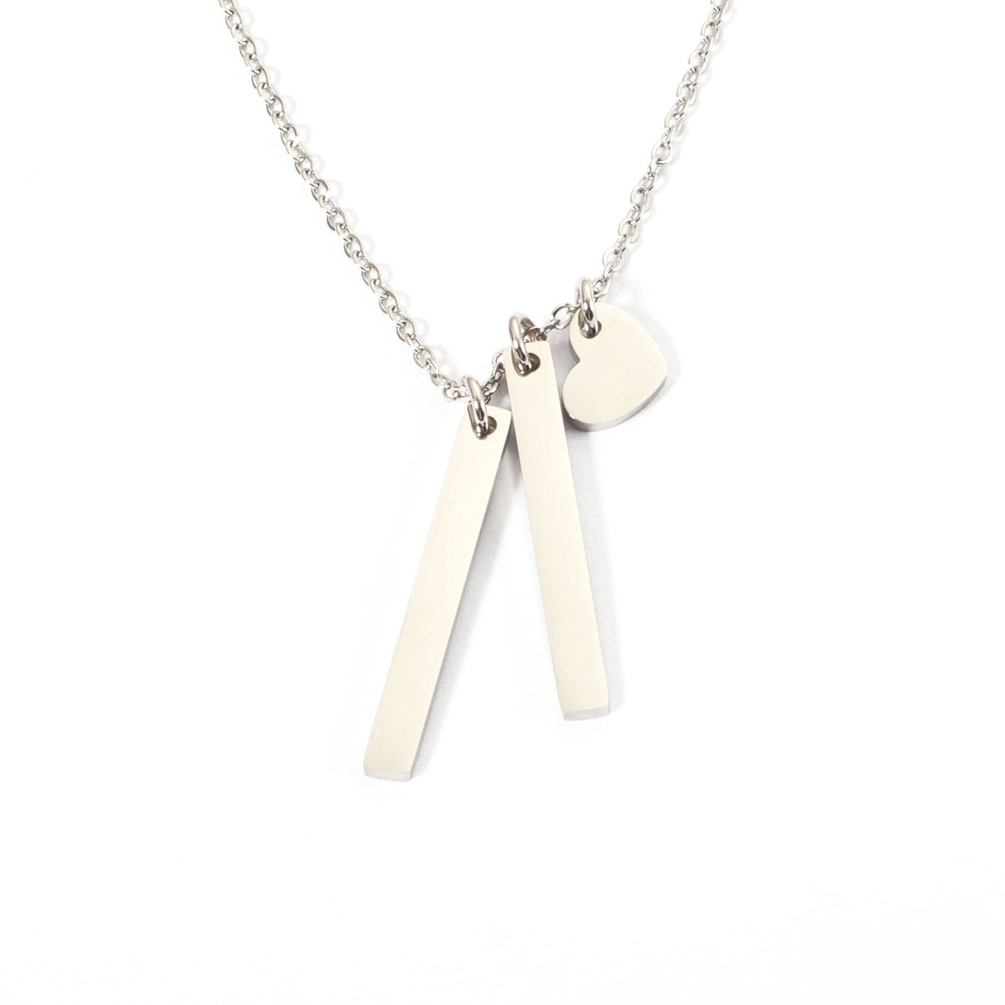 Women's Heart - shaped Long Necklace Simple Heart - shaped - Zambeel