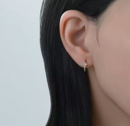 قرط نجمة نسائي