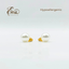 10 mm White Pearl With Post Earring | Stainless Steel | Gold Plated - Zambeel