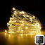 100 200 LED Solar Copper Wire String Light - Zambeel