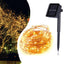 100 200 LED Solar Copper Wire String Light - Zambeel
