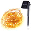 100 200 LED Solar Copper Wire String Light - Zambeel