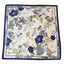 110cm Twill Floral Print Silk Scarf - Zambeel