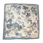 110cm Twill Floral Print Silk Scarf - Zambeel