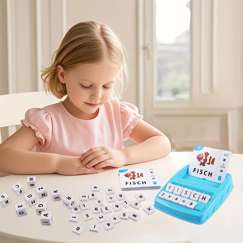 EduSmart - جهاز تعليمي 2 في 1 للتهجئة والرياضيات