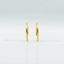 1/2 Endless Hoop Gold Earring | Stainless Steel | 18K Gold Plated - Zambeel