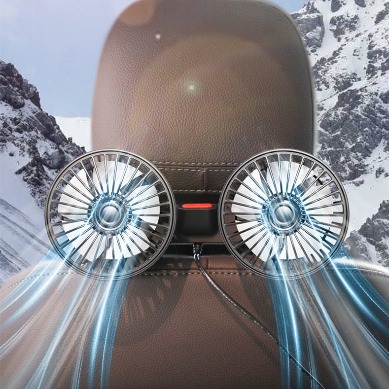 12V24V Car Rear Electric Fan Multifunctional Adjustment Of Large Wind - Zambeel