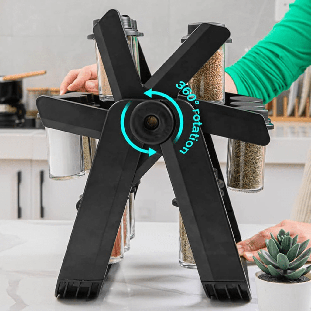 18 Jar Rotating Spice Rack - Zambeel